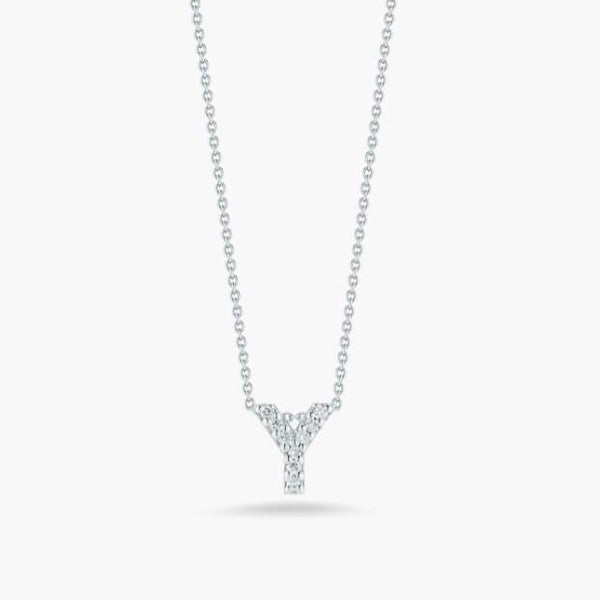Roberto Coin Tiny Treasures Diamond Love Letter "Y"