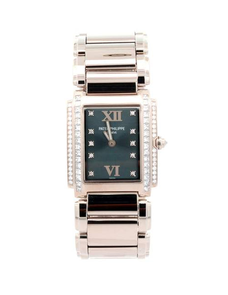 Patek Philippe Twenty~4 18kt White Gold Diamond Watch