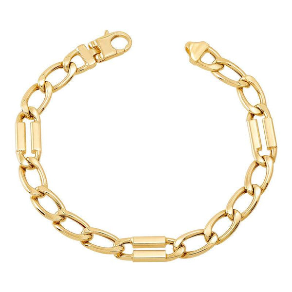 14K 8mm Cuban Link Bracelet Provident Jewelery