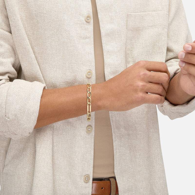 14K 8mm Cuban Link Bracelet