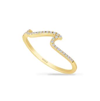 14K YELLOW WAVE RING Provident Jewelery