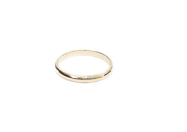 2mm Half Round Thin Band