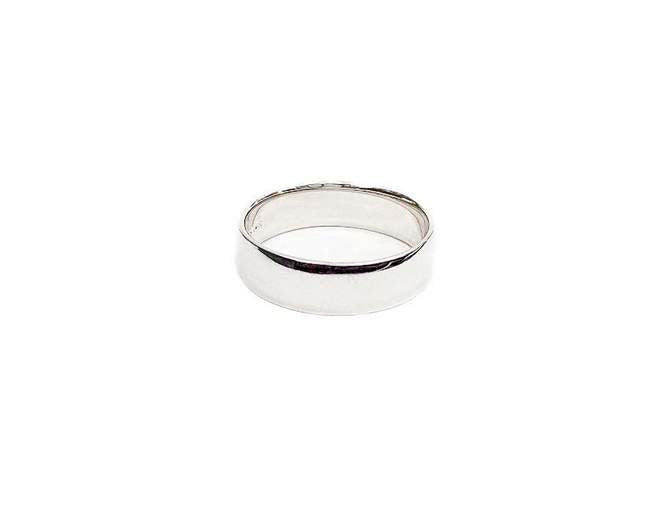14K Yellow Gold Half Round 6mm Comfort Fit Band,