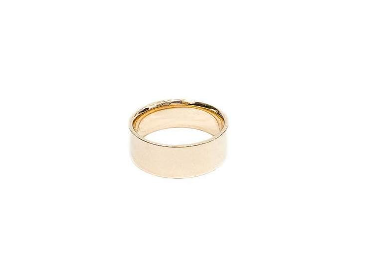 14K Yellow Gold Flat 7mm Comfort Fit Band, Provident Jewelery