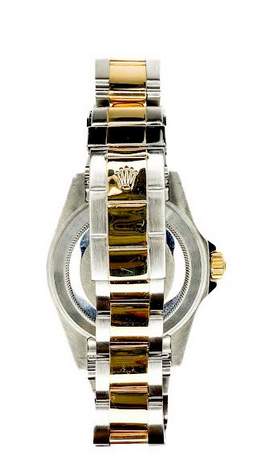 Pre-Owned Rolex Submariner Blue, Gold Throughout Buckle , Circa 2002