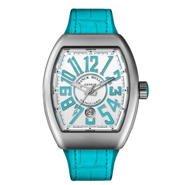 Franck Muller Vanguard Date Turquoise Provident Jewelery