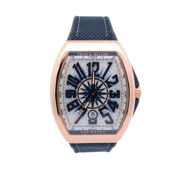 Franck Muller 41mm 18K Rose Gold Vanguard Blue Yachting Date