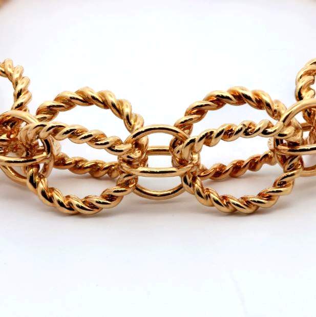Tiffany and Co, 18K Circle Rope Bracelet, Jean Schlumberger
