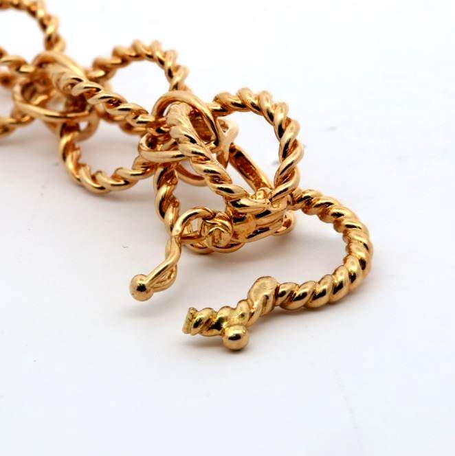 Tiffany and Co, 18K Circle Rope Bracelet, Jean Schlumberger
