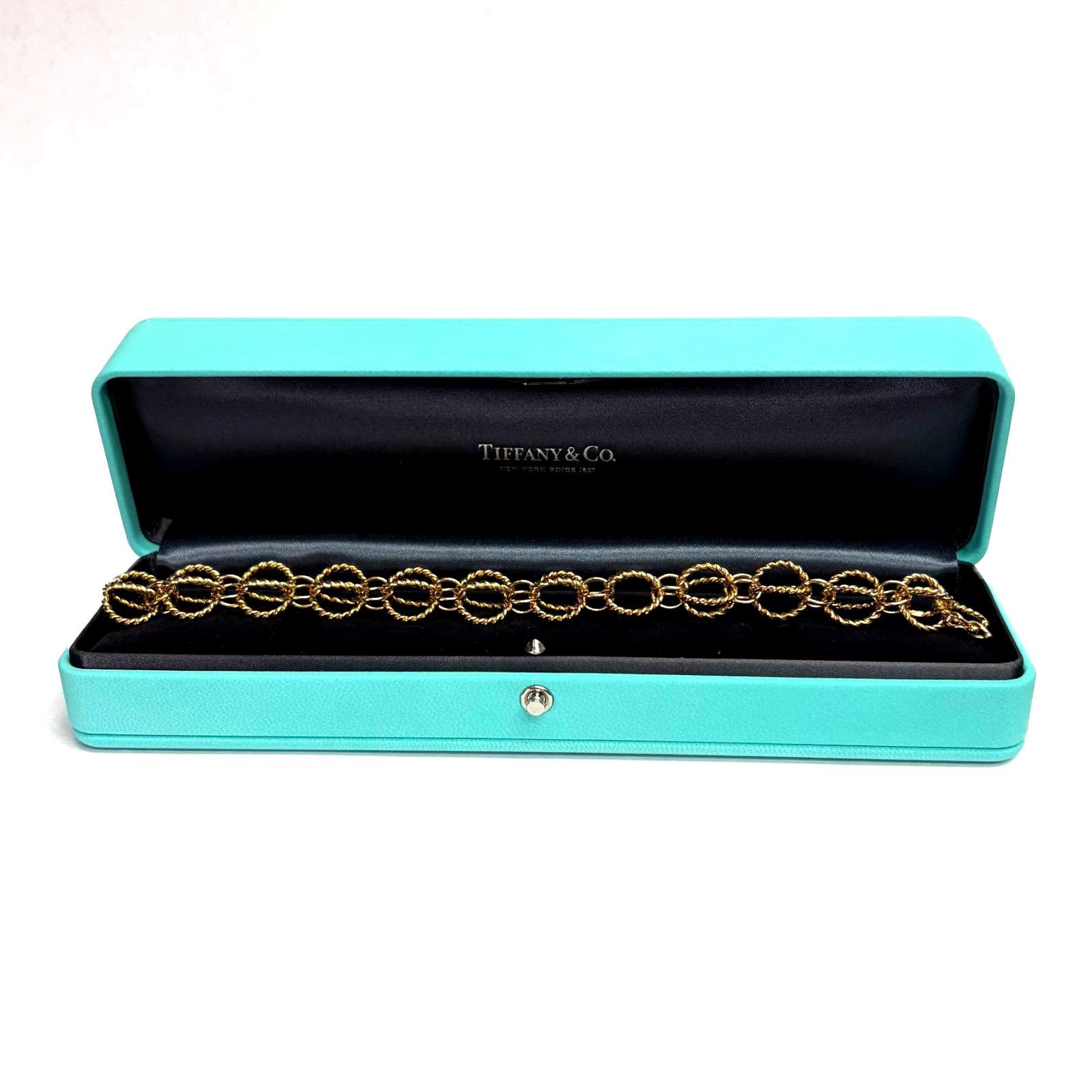 Tiffany and Co, 18K Circle Rope Bracelet, Jean Schlumberger