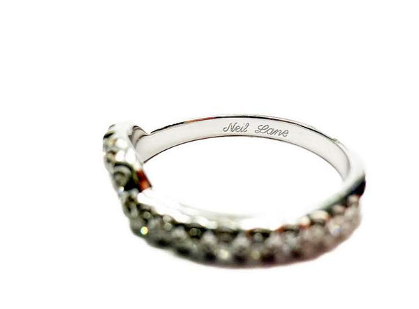 14K Diamond Wedding Band Wrap, Designer Neil Lane Provident Jewelery