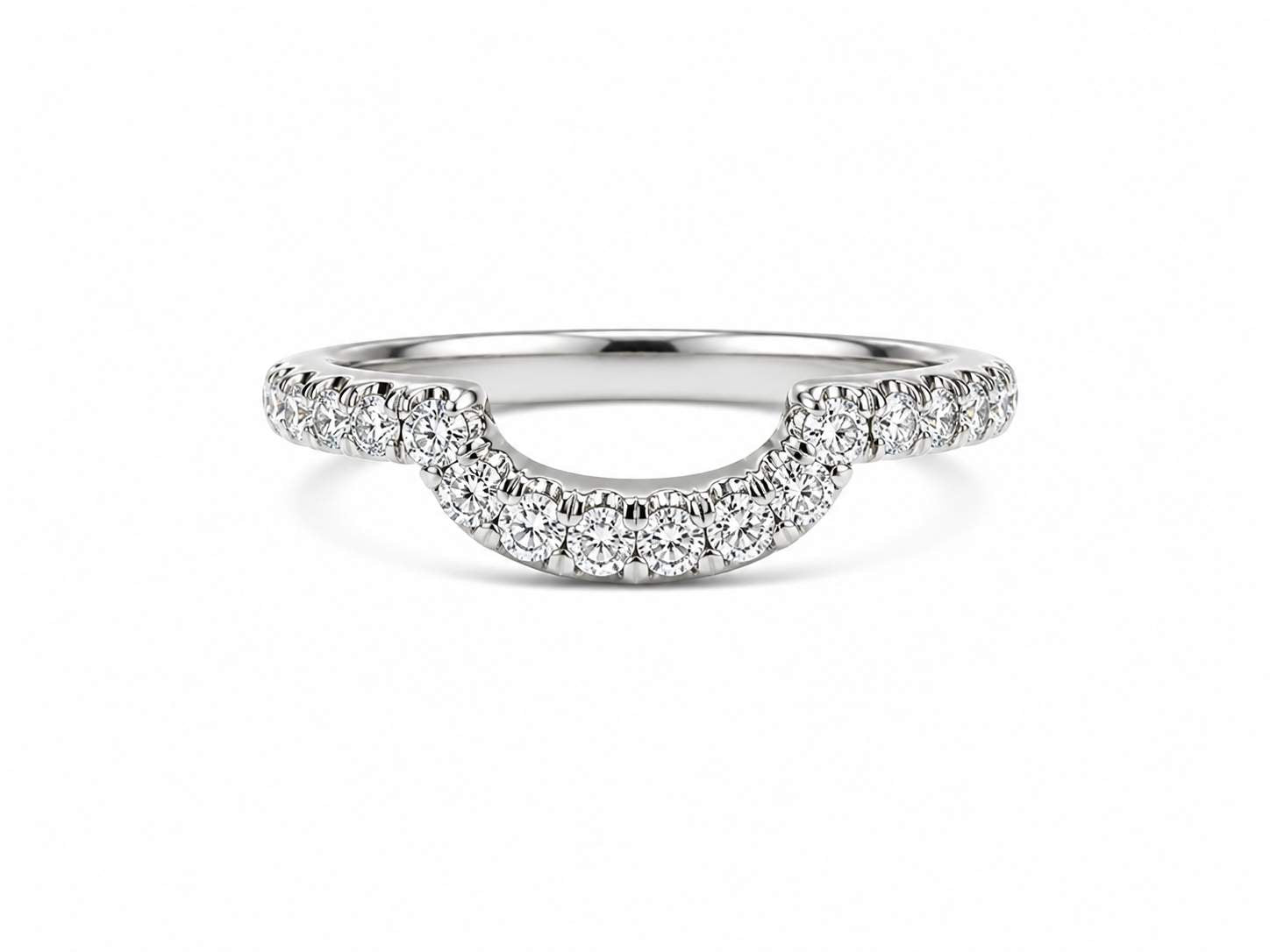 14K Diamond Wedding Band Wrap, Designer Neil Lane