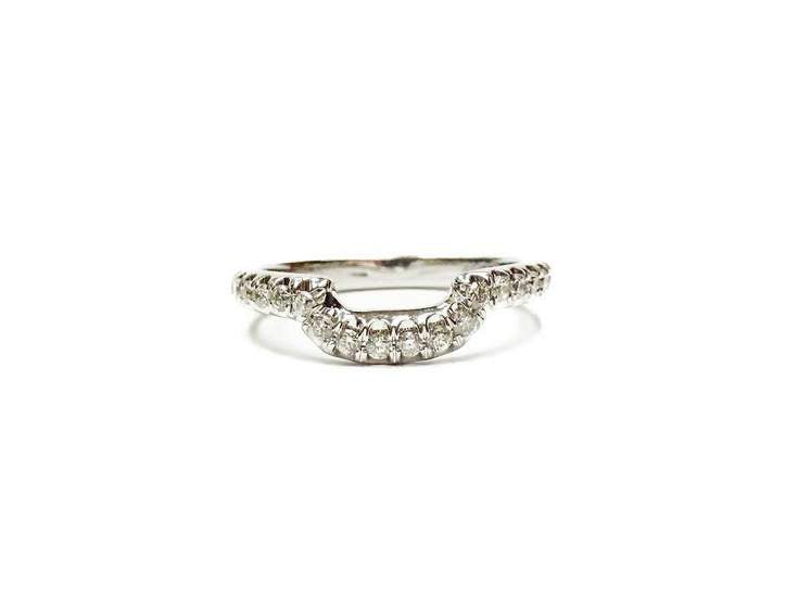 14K Diamond Wedding Band Wrap, Designer Neil Lane Provident Jewelery