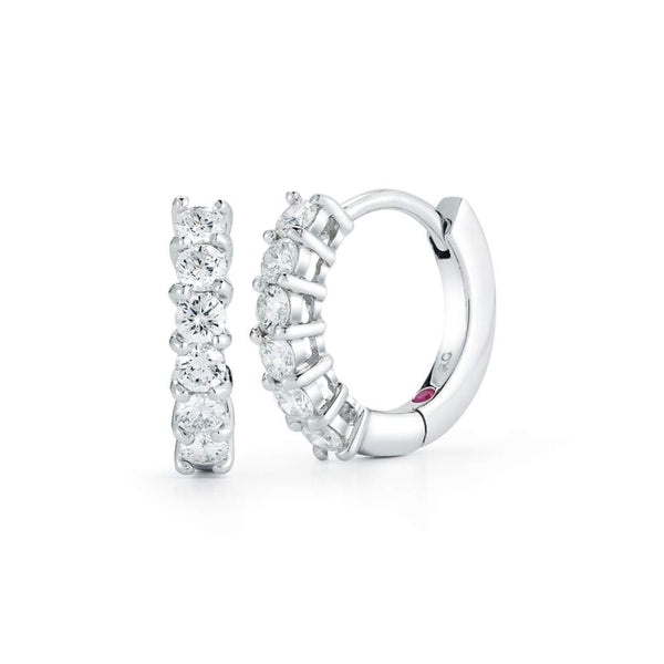 Roberto Coin Diamond Huggy Earrings Provident Jewelery