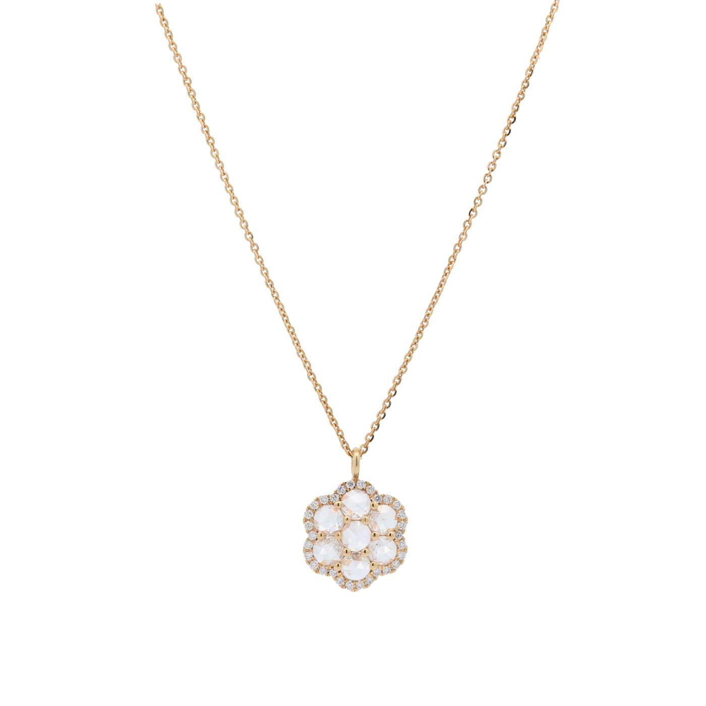 Flower Halo Necklace Provident Jewelery