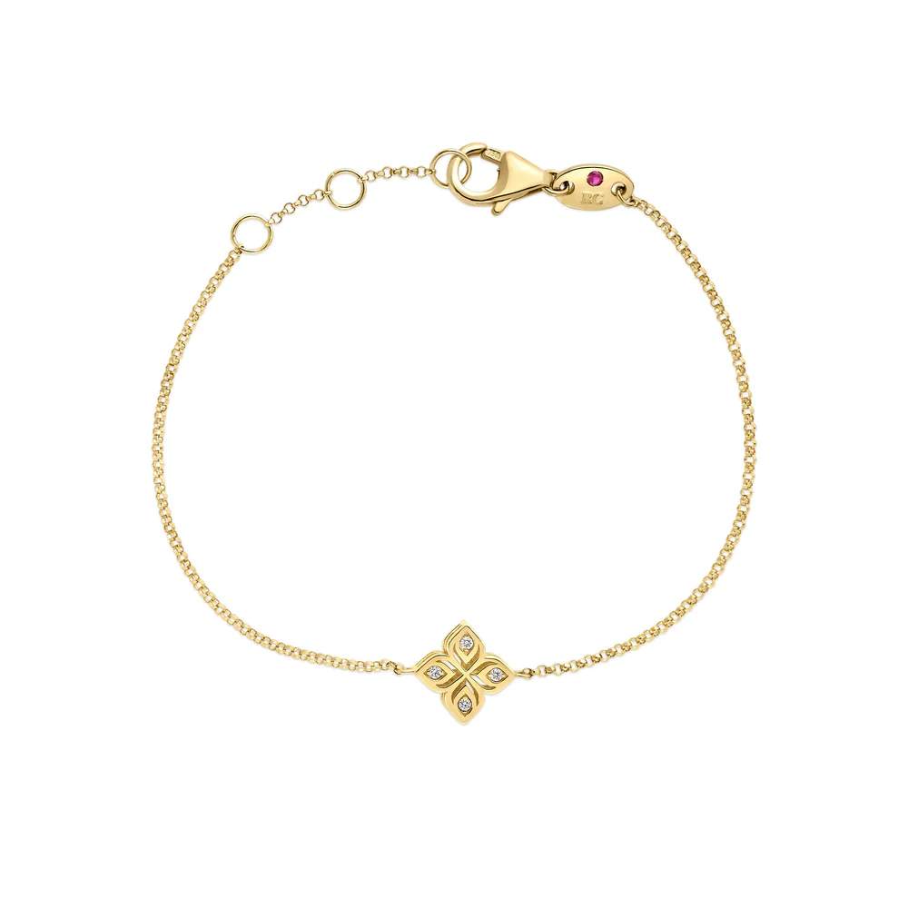 Arabesque Small Diamond Flower Bracelet