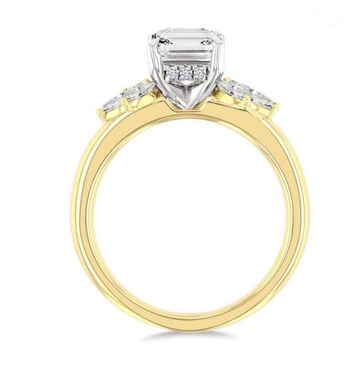 14KY/W Semi-Mount Diamond Ring, NO center Stone