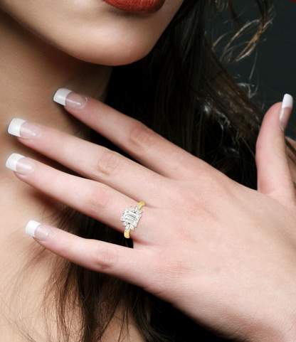 14KY/W Semi-Mount Diamond Ring, NO center Stone