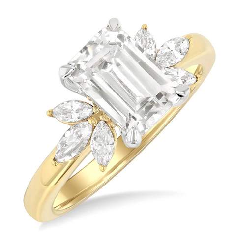 14KY/W Semi-Mount Diamond Ring, NO center Stone
