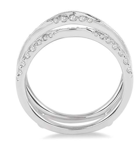 14K  Diamond Insert Ring
