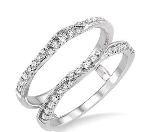 14K  Diamond Insert Ring