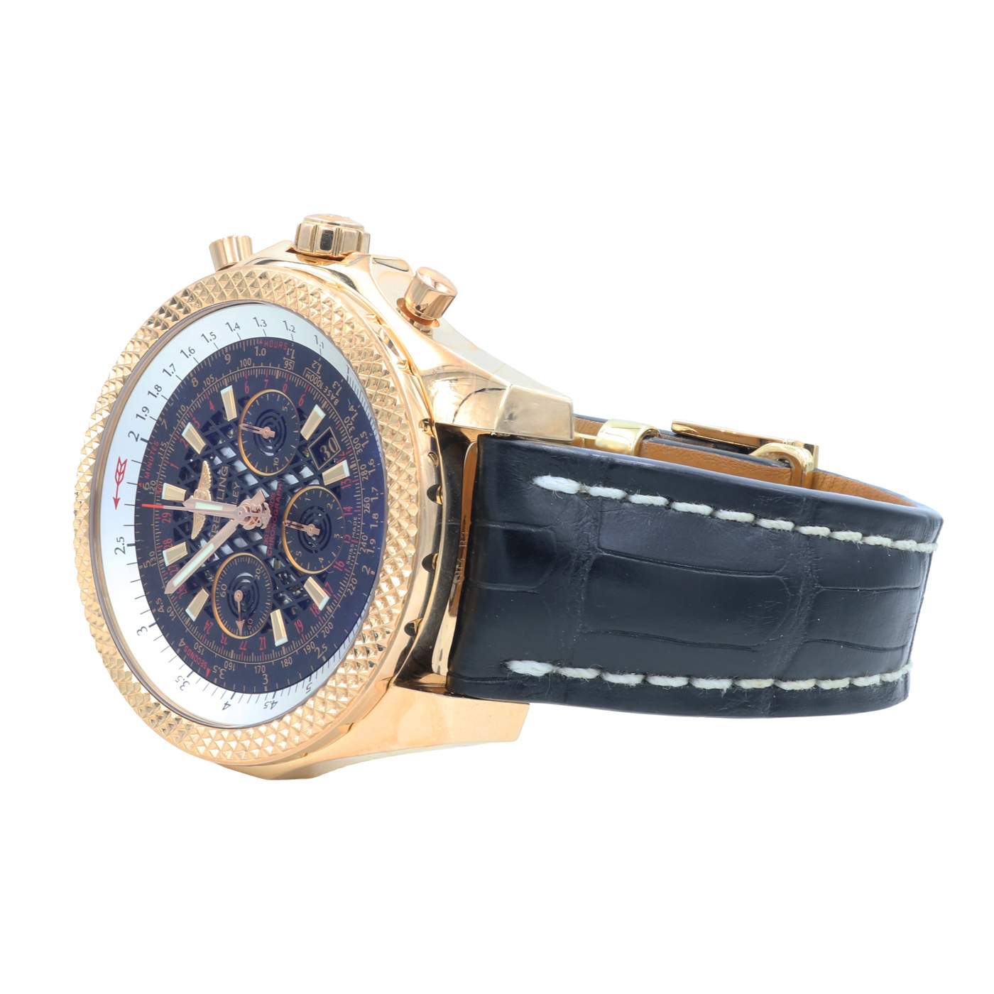 Pre-Owned Breitling for Bentley 18kt Yellow Gold Chronograph Watch