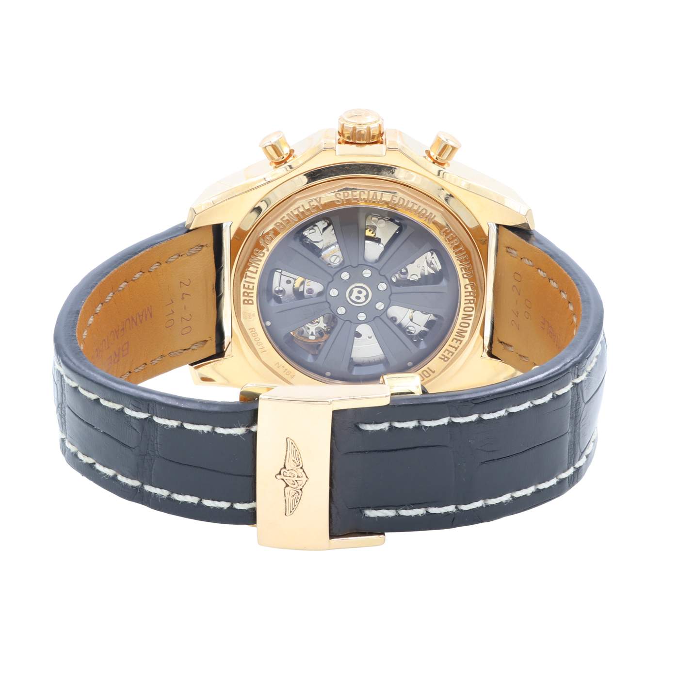 Pre-Owned Breitling for Bentley 18kt Yellow Gold Chronograph Watch