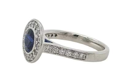 14K Sapphire And Diamond Ring Provident Jewelery