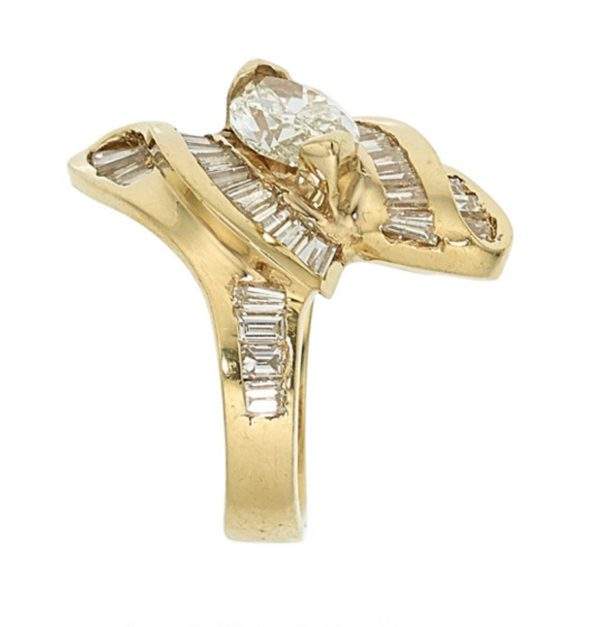 14K Yellow Gold Diamond ring weighing ~2.54ct total weight Provident Jewelery