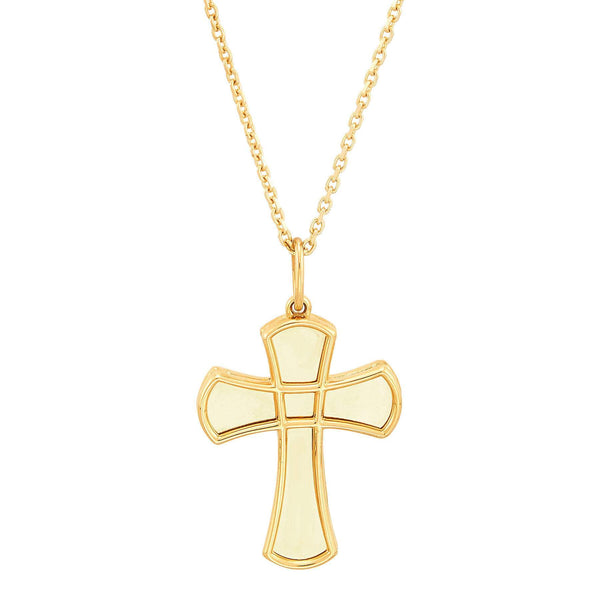 14K Cross Pendant/Necklace Provident Jewelery