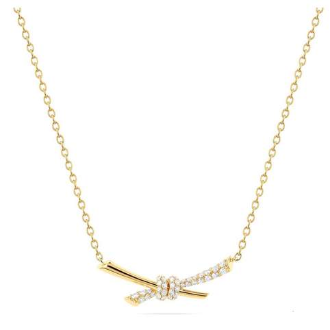 18K Diamond Knot Necklace