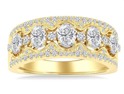 14K Diamond Fashion Ring