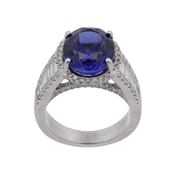18K Tanzanite and Diamond Ring