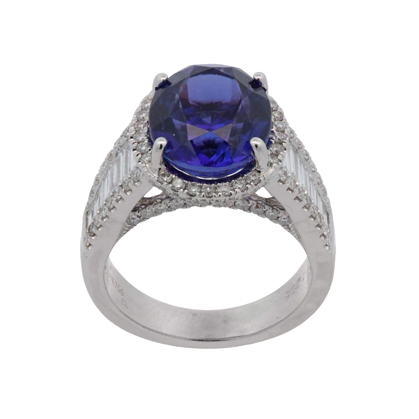 18K Tanzanite and Diamond Ring