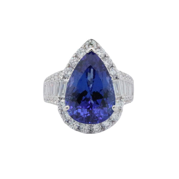 18K Tanzanite and Diamond Ring