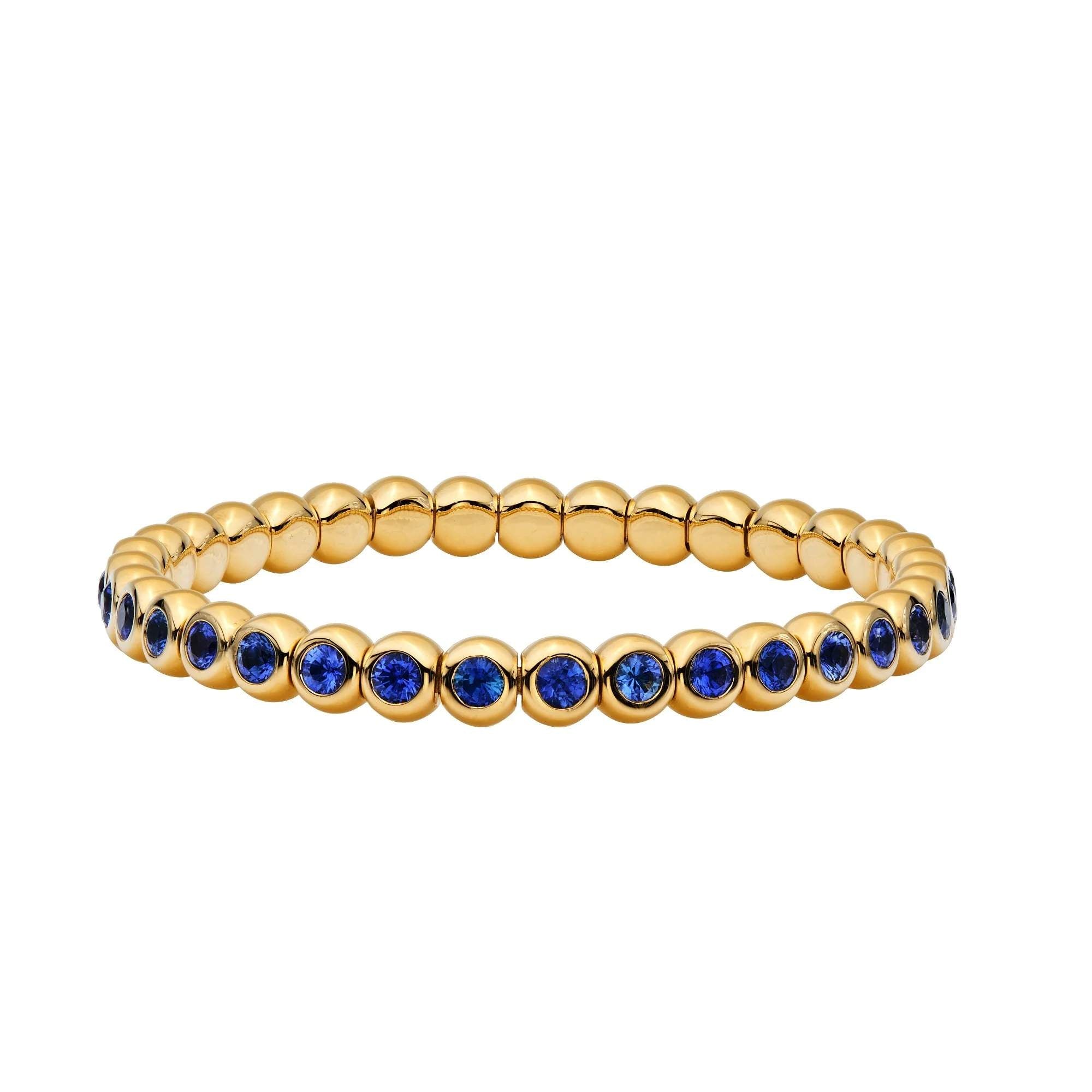 Ruchi New York,  18K Sapphire Stretch Bracelet