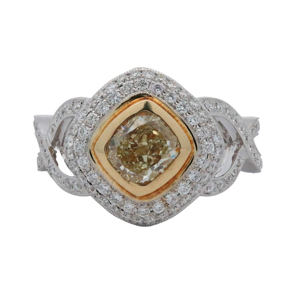 18K Yellow Diamond Ring Provident Jewelery