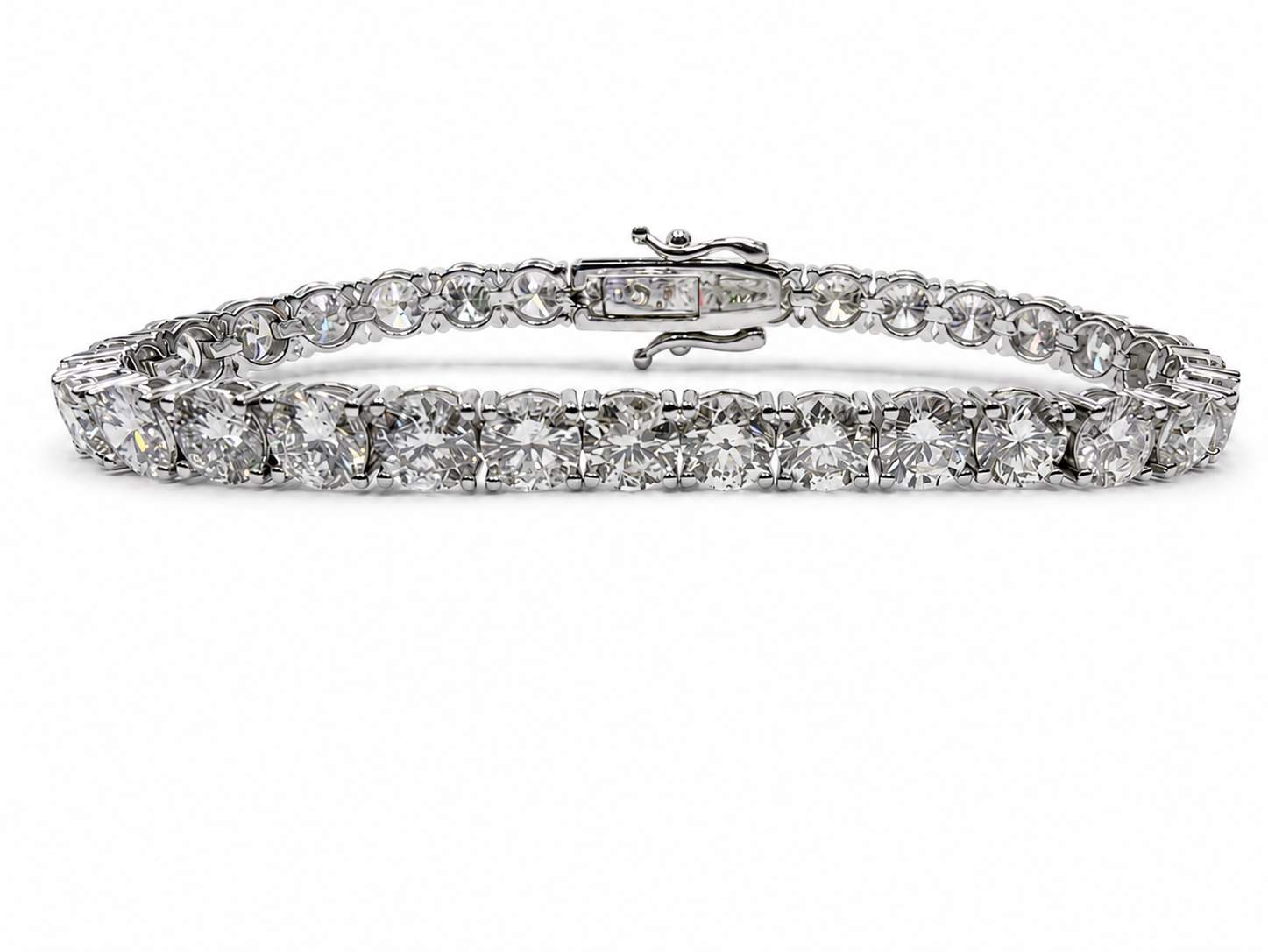 14K Diamond Tennis Bracelet ~19.25 Ctw