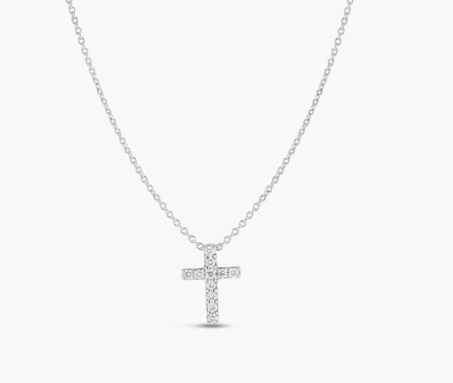 Roberto Coin Petite Diamond Cross Provident Jewelery