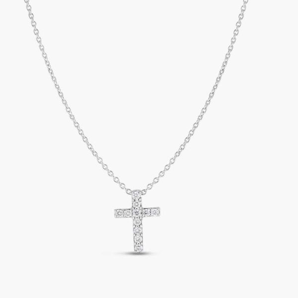Roberto Coin Petite Diamond Cross Provident Jewelery