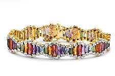 Bellarri "Ultimate Color Collection" Bracelet In 14K Yellow Gold