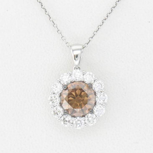 New Levian Couture 18K Vanilla Gold Chocolate Diamond Necklace