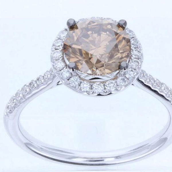 New Levian Couture 18K Vanilla Gold Chocolate Diamond Ring Provident Jewelery