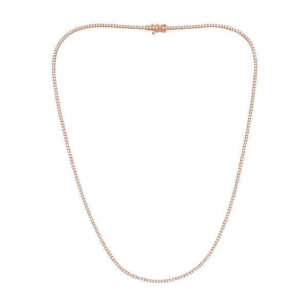 14k Diamond Tennis Necklace