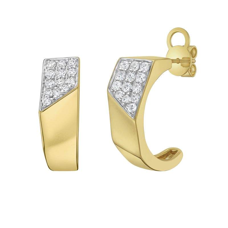 Ruchi New York, 18K Diamond Pave Earrings