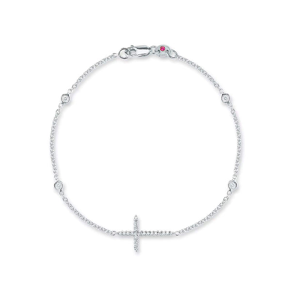 Roberto Coin 18K Diamond Cross Bracelet