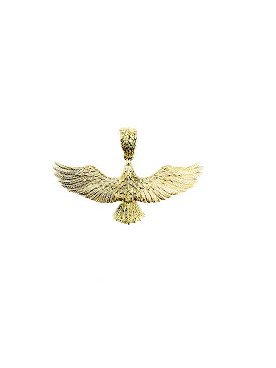 14K Yellow Gold Eagle pendant