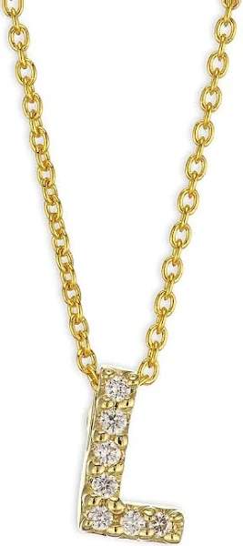 Roberto Coin 18K Love Letter "L" Necklace