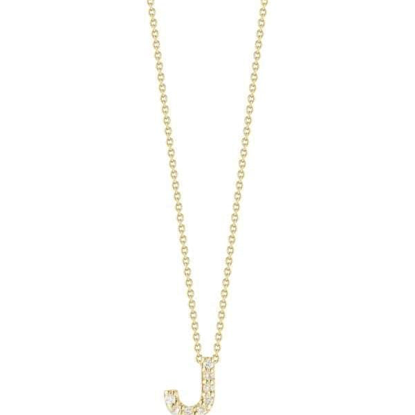 Roberto Coin 18K Tiny Treasures Love Letter "J" Necklace