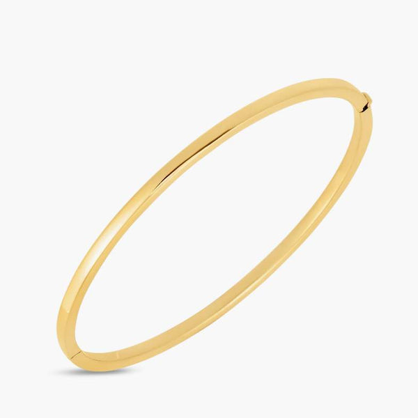 Roberto Coin 18K Yellow Gold Designer Oval Bangle